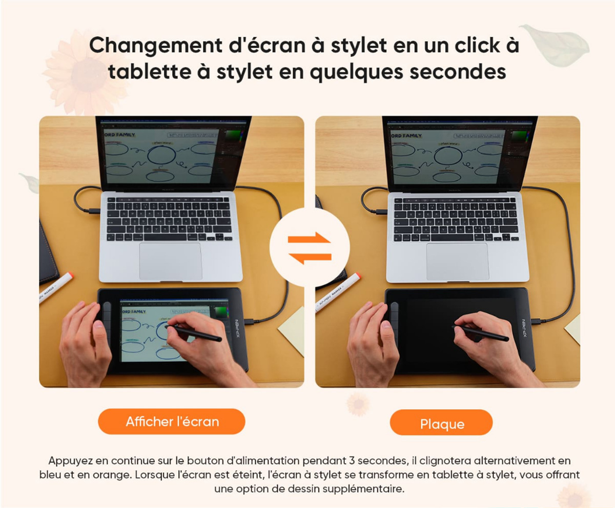 Tablette graphique Xp Pen Tablette graphique avec ecran xppen artist 10